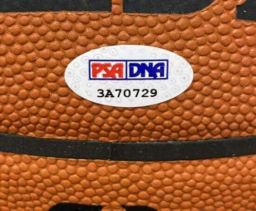 מג'יק ג'ונסון חתום על Spalding הרשמי של NBA כדורסל לייקרס PSA/DNA חתימה - כדורסל חתימה