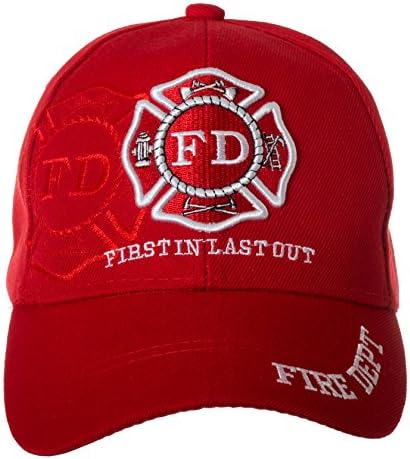 מכבי אש ראשון באחרון כובע-כבאי מתנה-רקום כובע