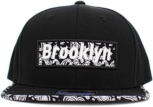 City Snapback רקום אופנה סנאפבק כובע ניו יורק ברוקלין מתכווננת כובע בייסבול גברים נשים