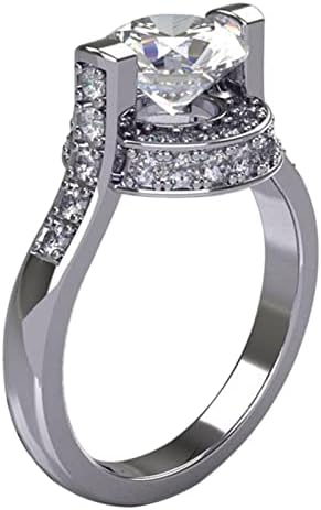אביזרים יצירתיים גבוהה סוף יוקרה מלא יהלומי מיקרו סט זירקון נשים של טבעת אירוסין טבעת מתכוונן טבעות