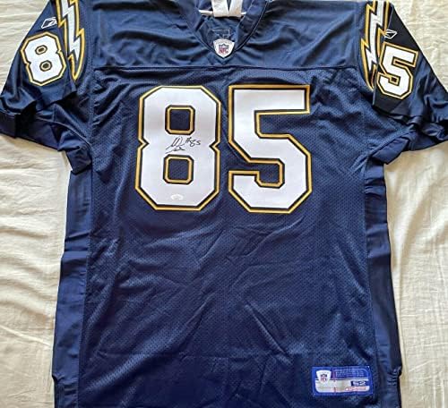אנטוניו גייטס חתום על 2003 מטענים אותנטיים של Reebok Game Model Jersey JSA - גופיות NFL עם חתימה