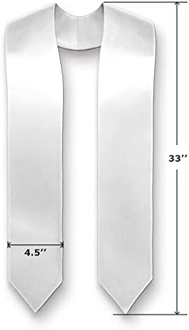 חבילה של 6 רגיל ריק סאטן סיום גלימות 66 איקס 4.5 - מיטב רגליות סאטן גלימות, באופן מלא מרופד כדי לעטוף