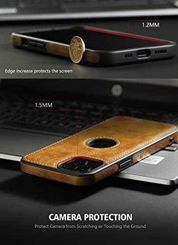 Dogodon Design תואם לאייפון 13 Case Luxury עור וינטג 'וינטג